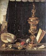 Pieter Claesz Still life with Great Golden Goblet oil on canvas